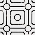 Achim Importing Co Achim Retro Self Adhesive Vinyl Floor Tile 12in x 12in, White/Black, 20 Pack RTFTV60920